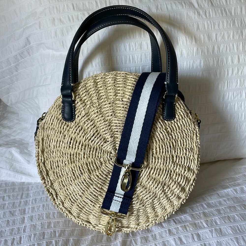 Talbots soft straw/wicker handbag/Crossbody Bag